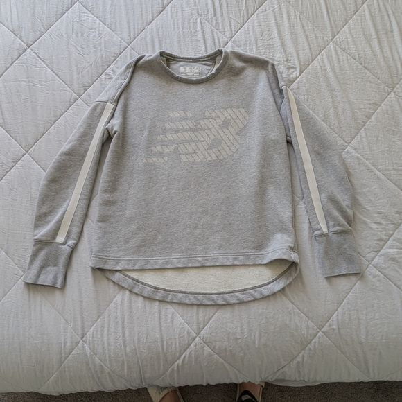 New Balance Tops - Gray Long Sleeve Sweatshirt